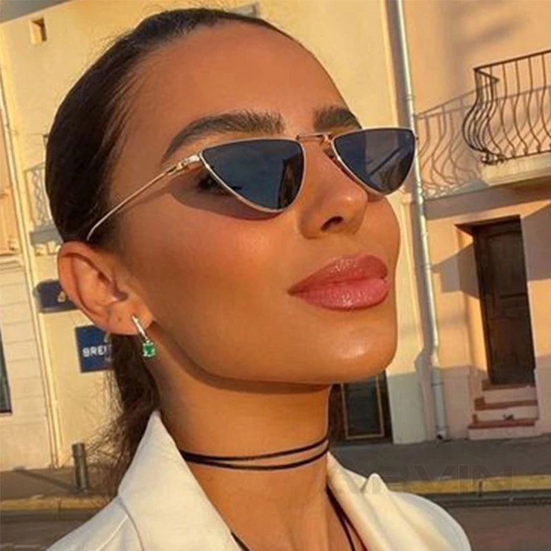 Triangle Cat Eye Sunglasses