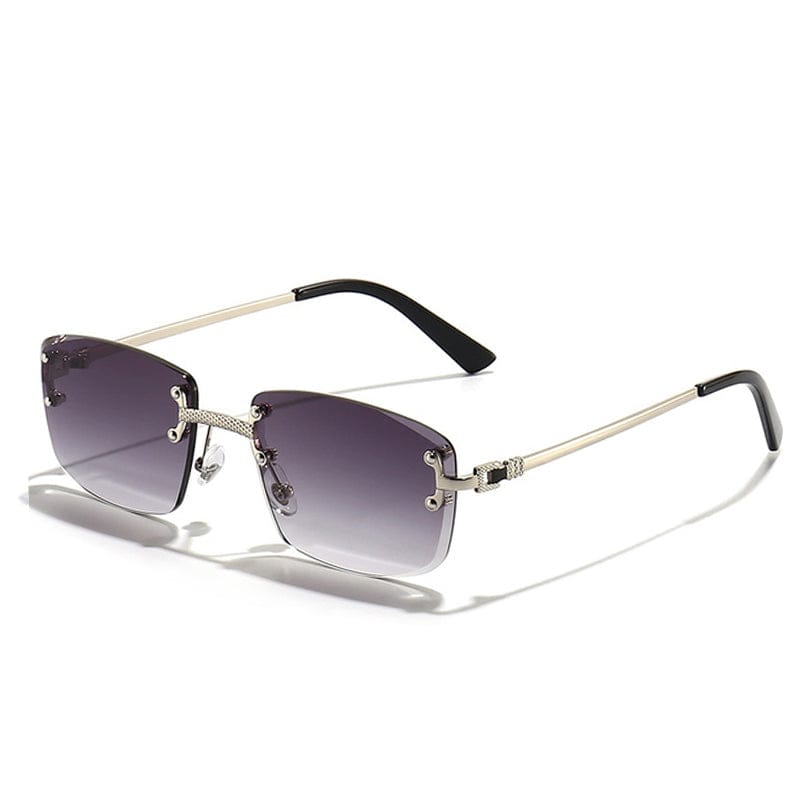 Midnight Purple rectangle sunglasses