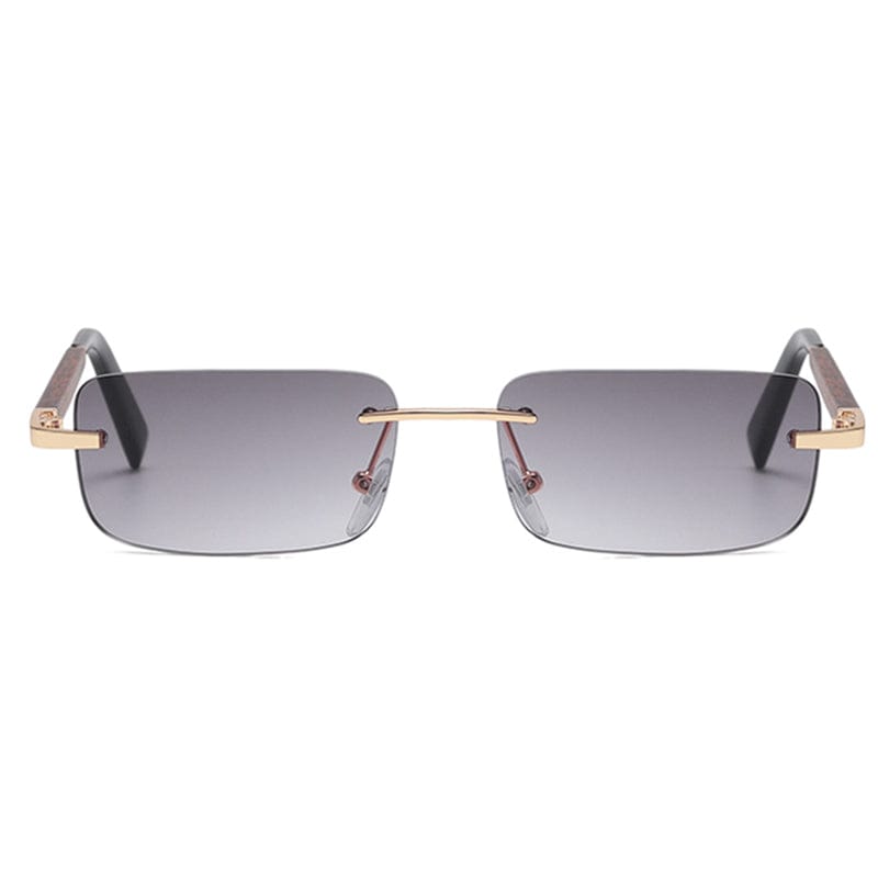 Black Wooden Frame Sunglasses